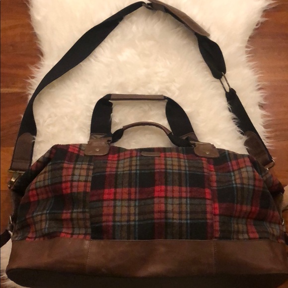 Original Penguin Handbags - Plaid Penguin Weekender Duffel